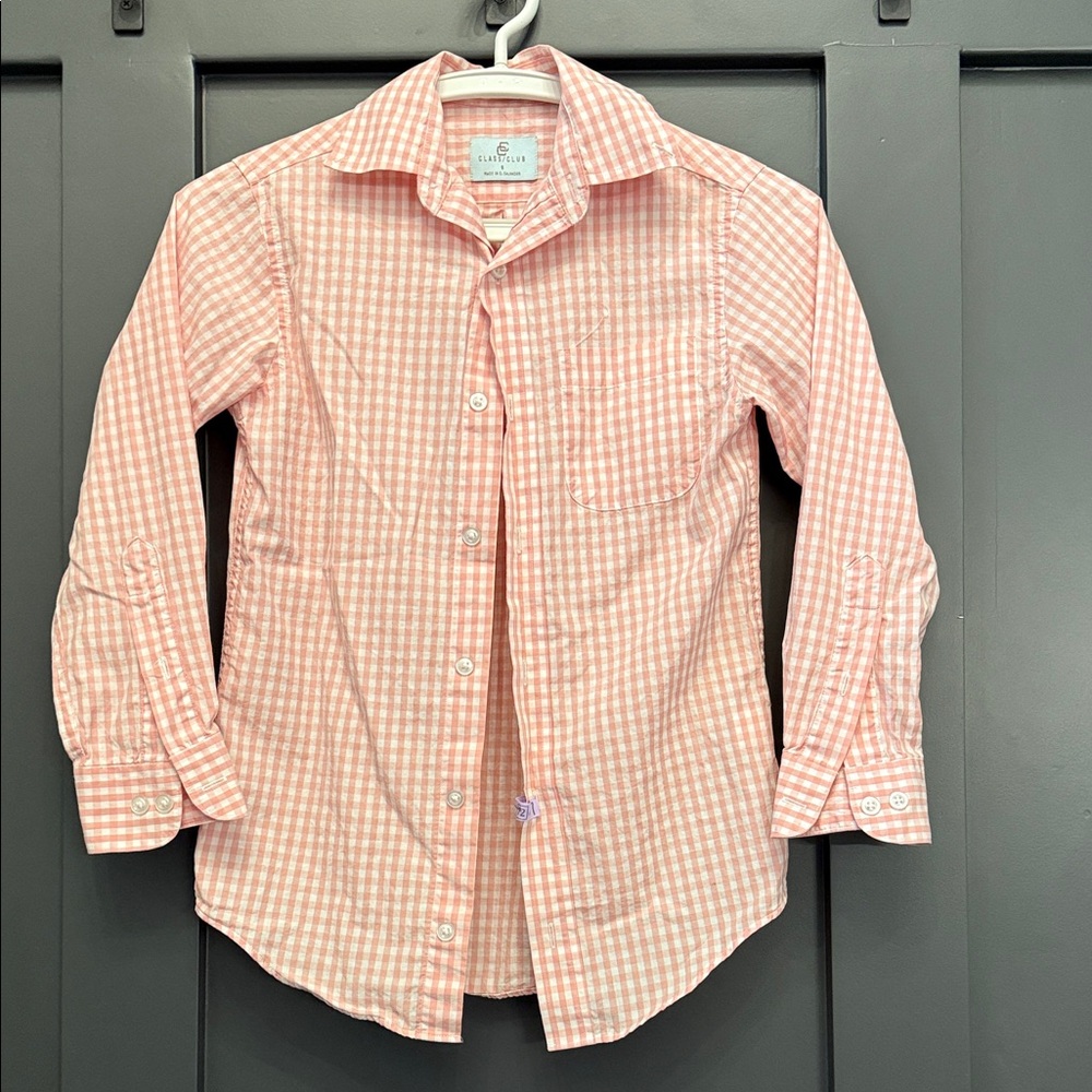 Class Club Pink Button Down Shirt